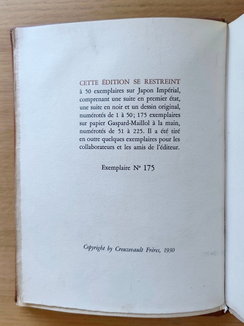 Dix légendes en marge du livre