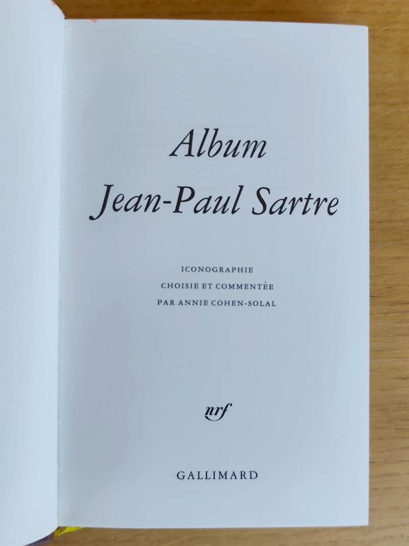 Album Sartre