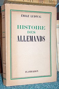 livre ancien - Histoire des allemands - Ludwig Emile