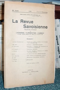 Livre ancien Savoie - La revue Savoisienne, publication périodique de l'Académie Florimontane... - Revue Savoisienne