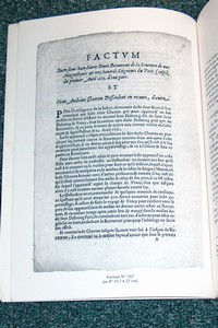Catalogue des Factums judiciaires genevois sous l'Ancien Régime