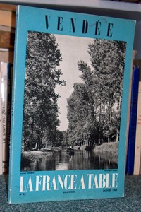livre ancien - La France à Table, Vendée, n° 82, janvier 1960 - La France à Table
