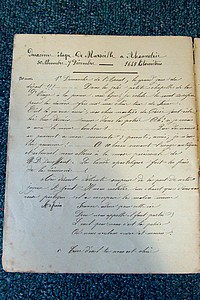En route pour ma Mission (manuscrit) De Paris à Qui-Nhon, 26 novembre 1890 - 2 janvier 1891