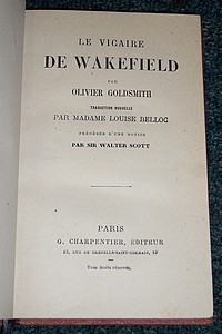 Le Vicaire de Wakefield