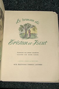 Le roman de Tristan et Iseut