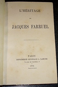 L'héritage de Farruel Jacques