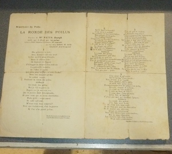 Sur les routes. Chansons de Convoi. 1918