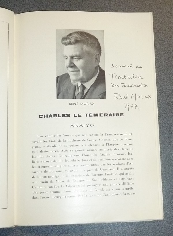 Charles le Téméraire (Nombreuses dédicaces manuscrites)