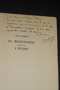 Le Morosophe. Suivi de : L'Hydre