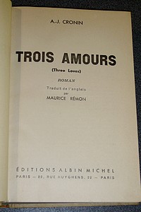 Trois amours