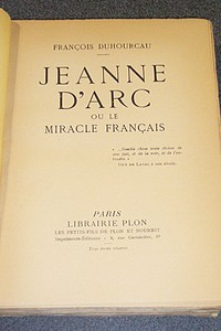 Jeanne d'Arc ou Le miracle français