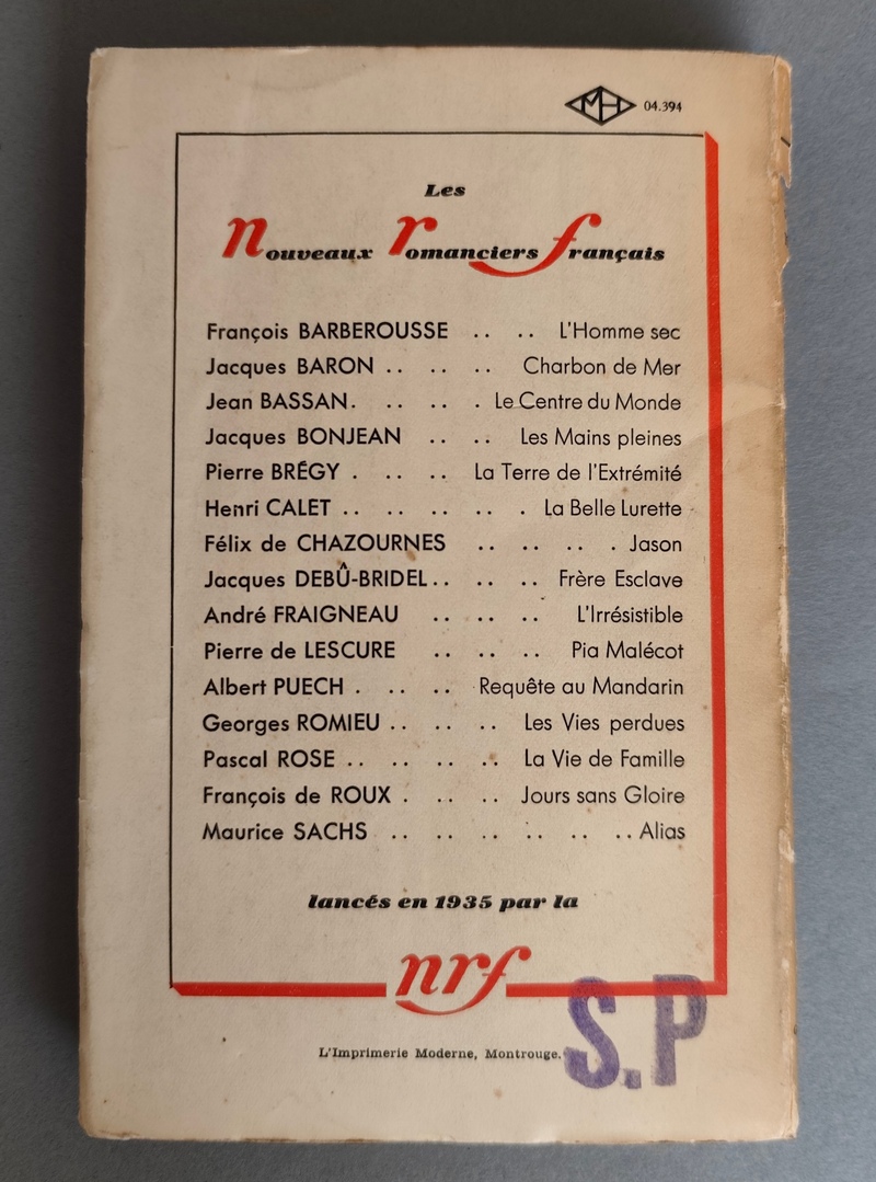 Une vie d'enfant. Roman