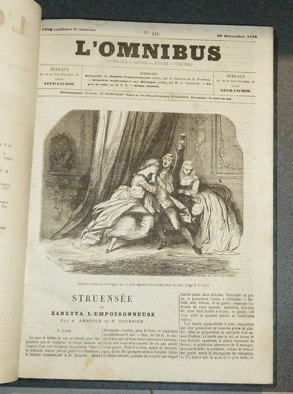 L'Omnibus. Journal littéraire illustré. Premier semestre 1859