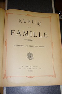 Album de la Famille - 26 gravures avec texte pour enfants