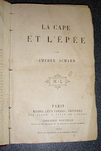 La cape et l'épée