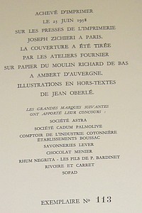 Trentenaire Paridoc, 25 juin 1958, Théâtre National de l'Opéra