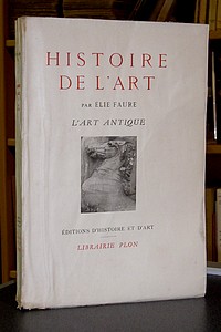 L'art antique. Histoire de l'art