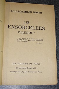 Les ensorcellées. Roman vaudou