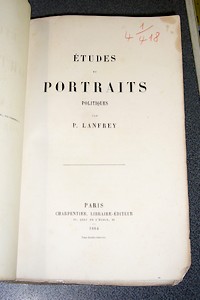 Études et portraits politiques