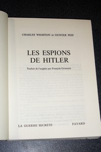 Les espions de Hitler