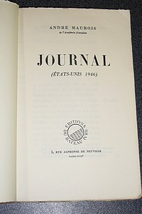 Journal États-Unis 1946