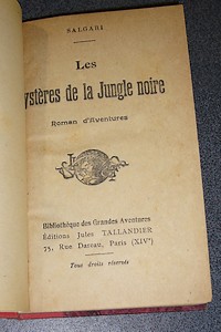 Les mystères de la jungle noire. Roman d'aventures