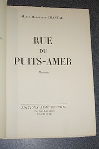 Rue du Puits-amer