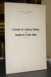 L'incendie du faubourg Pailleray dit Incendie de la Saint-Blaise