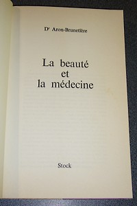 La beauté et la médecine