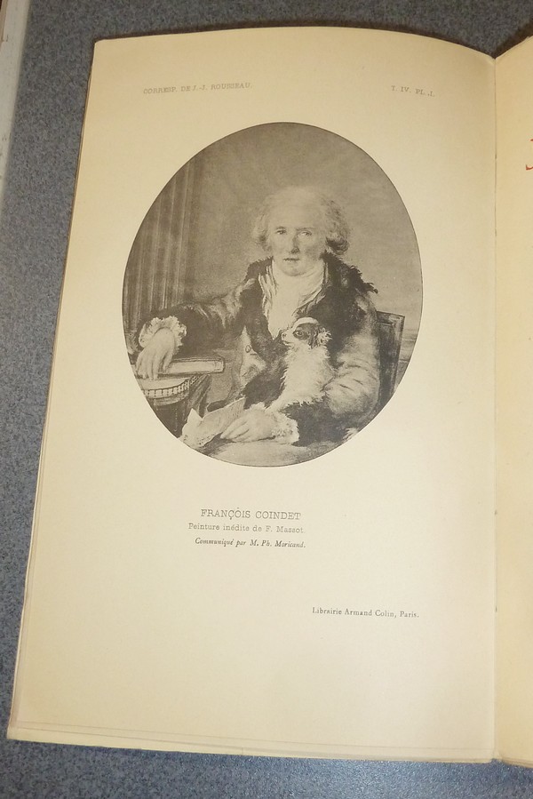 Correspondance générale de J.-J. Rousseau. Tome quatrième, la lettre à d'Alemberg sur les spectacles (1758-1759)