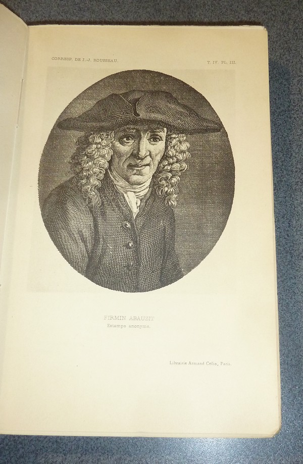 Correspondance générale de J.-J. Rousseau. Tome quatrième, la lettre à d'Alemberg sur les spectacles (1758-1759)