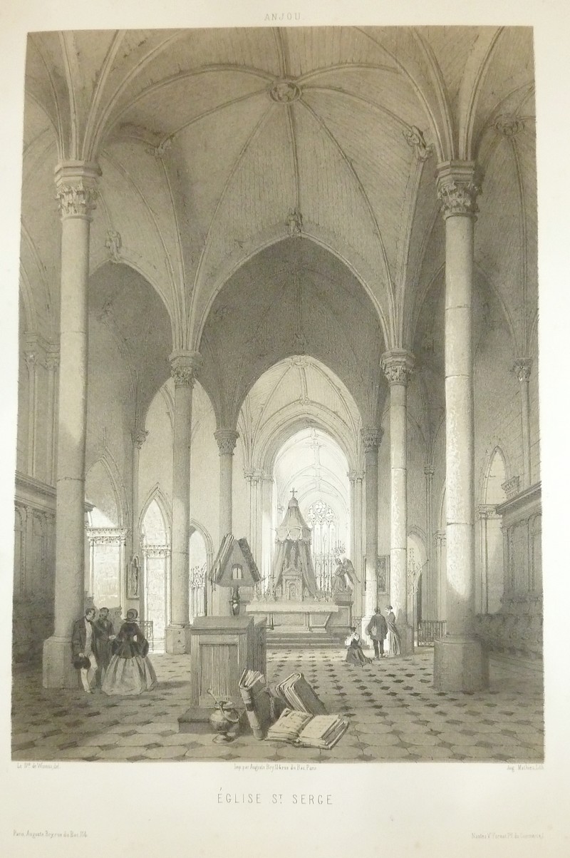 Église St Serge (Lithographie) - Wismes, Baron de