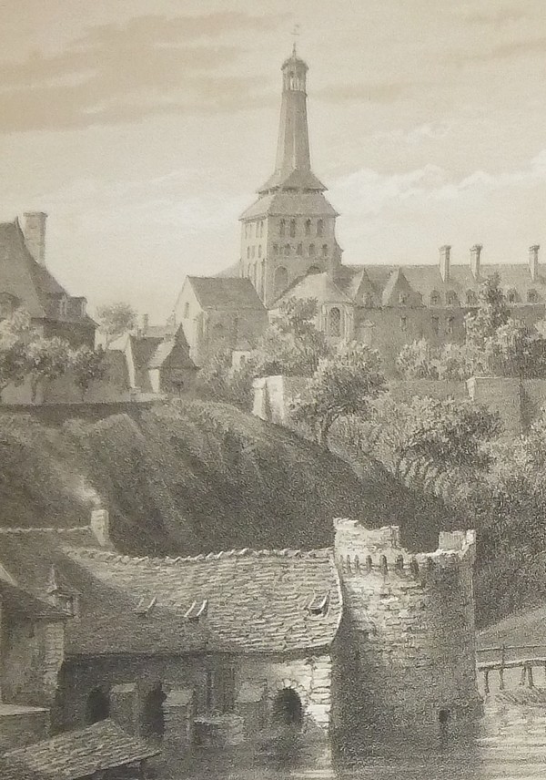 Château-Gontier (Mayenne) (Lithographie)