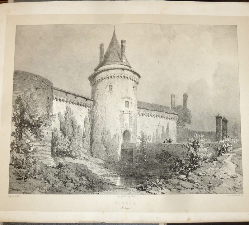 livre ancien - Château de Blain (Bretagne) (Lithographie) - Gaucherel, Léon