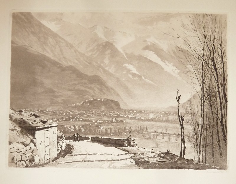 Livre ancien Savoie - Albertville (eau-forte) - Drevet, Joanny