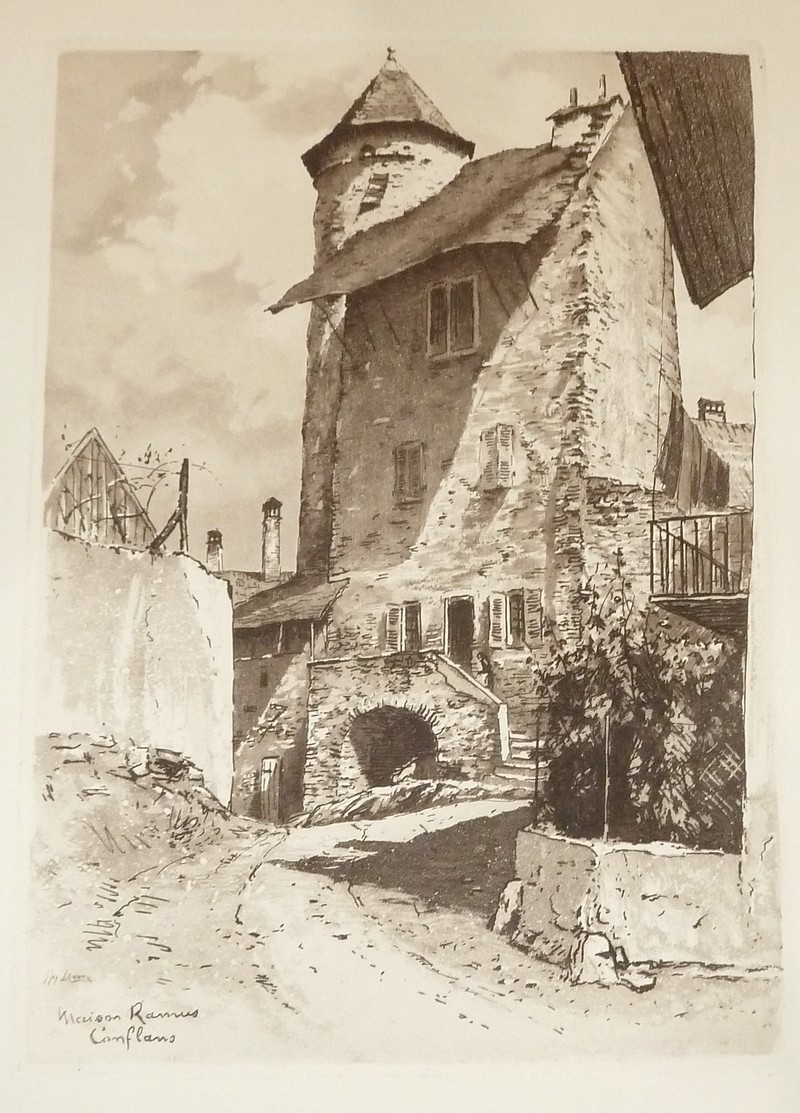 Maison Ramus, Conflans (Eau-forte)