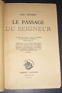 Le passage du Seigneur