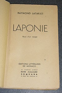 Laponie. Récit de voyage