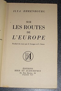 Sur les routes de l'Europe