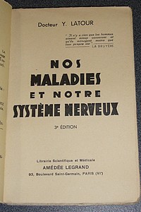 Nos maladies et notre système nerveux