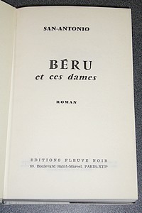 Béru et ces dames. Roman