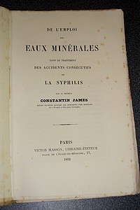 De l'emploi des Eaux minérales dans le traitement de la Syphilis