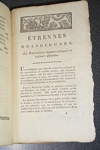 Étrennes religieuses pour l'an de grace 1809