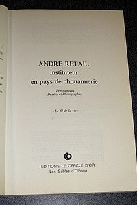 Instituteur en pays de chouannerie