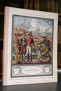 Le Véritable Messager Boiteux de Berne et Vevey, pour l'An de grâce 1961. Almanach historique.