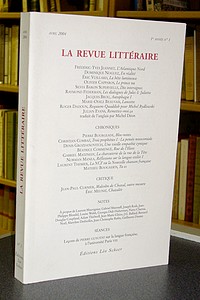 livre ancien - La Revue Littéraire - 1re année N° 1 - Avril 2004 - 