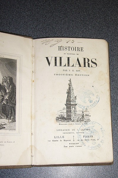 Histoire du Maréchal de Villars