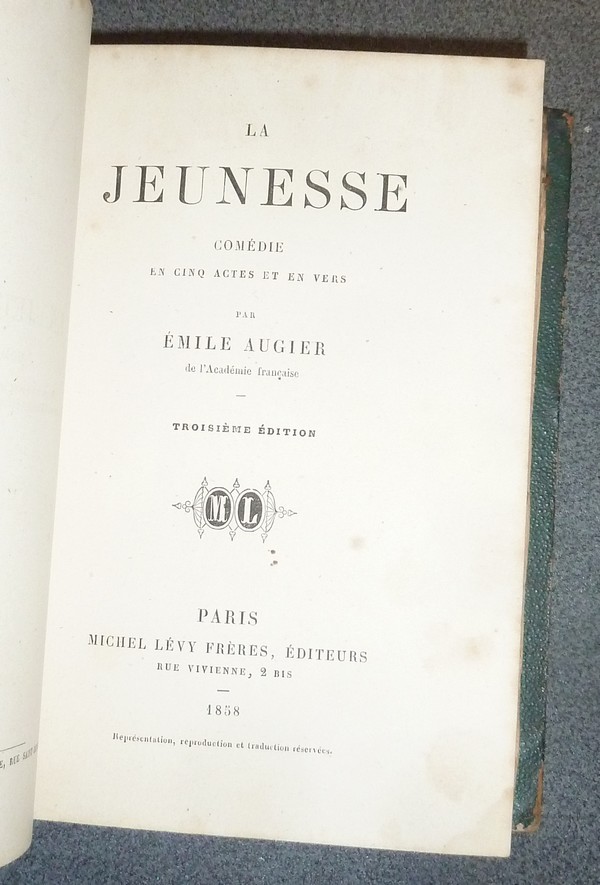 Le roman d'un jeune homme pauvre (1859) - La jeunesse (1858) - Un père prodigue