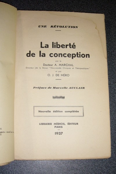 La liberté de la conception