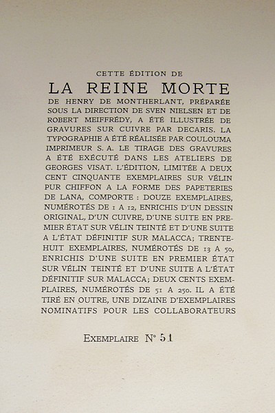 La reine morte